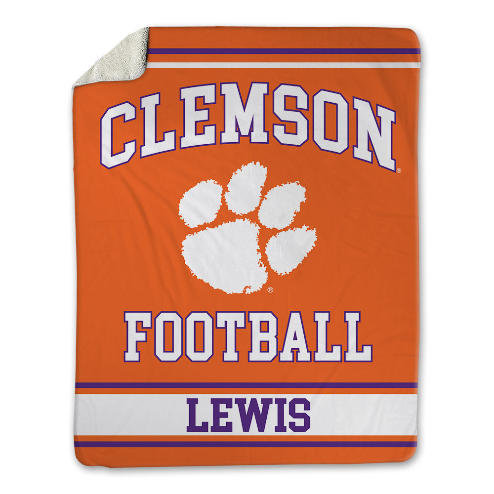 Clemson - NCAA Football : Shelton Lewis - Blanket-0