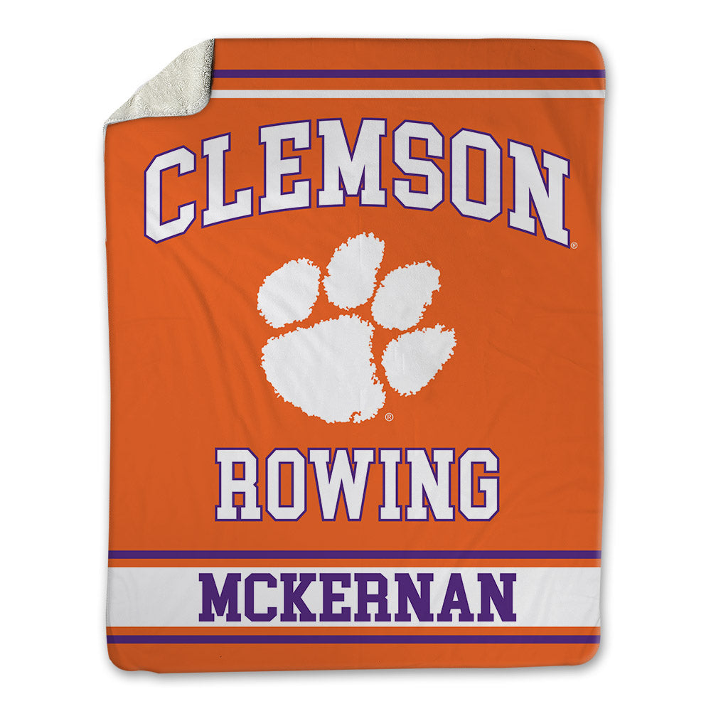 Clemson - NCAA Women's Rowing : Kiley McKernan - Blanket-0