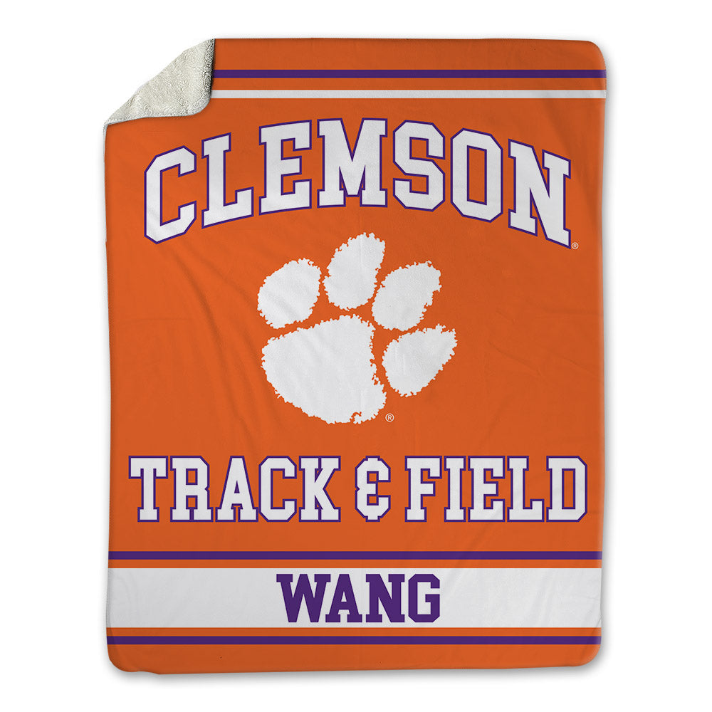 Clemson - NCAA Men's Track & Field : Leupold Wang - Blanket-0