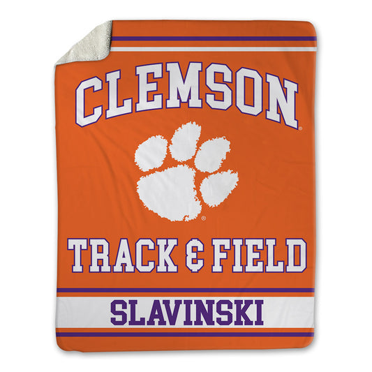 Clemson - NCAA Men's Track & Field : Blaik Slavinski - Blanket-0