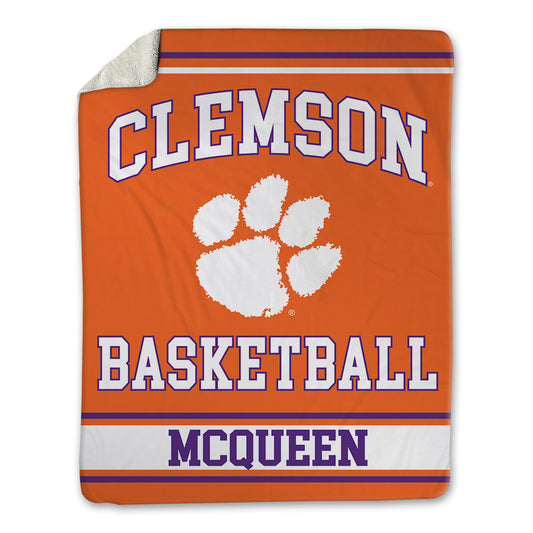 Clemson - NCAA Women's Basketball : Loyal McQueen - Blanket-0