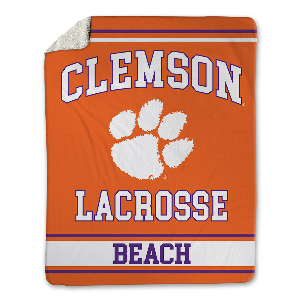 Clemson - NCAA Women's Lacrosse : Kasey Beach - Blanket-0