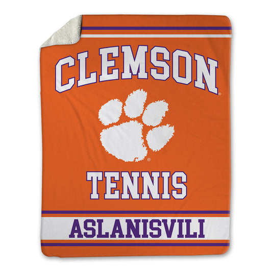 Clemson - NCAA Women's Tennis : Artemis Aslanisvili - Blanket-0