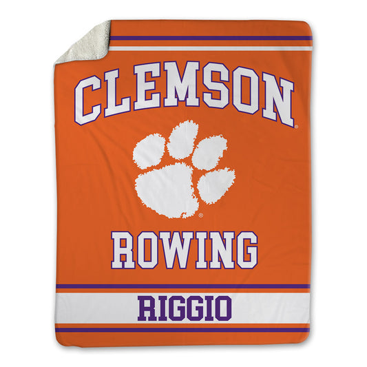 Clemson - NCAA Women's Rowing : Skyler Riggio - Blanket-0