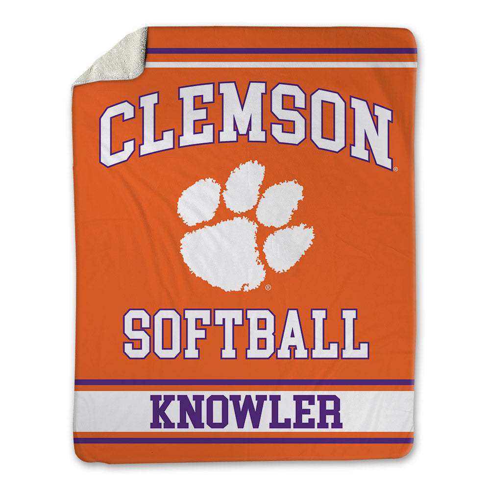 Clemson - NCAA Softball : Julia Knowler - Blanket-0