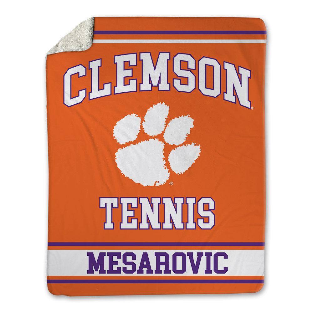 Clemson - NCAA Men's Tennis : Marko Mesarovic - Blanket-0