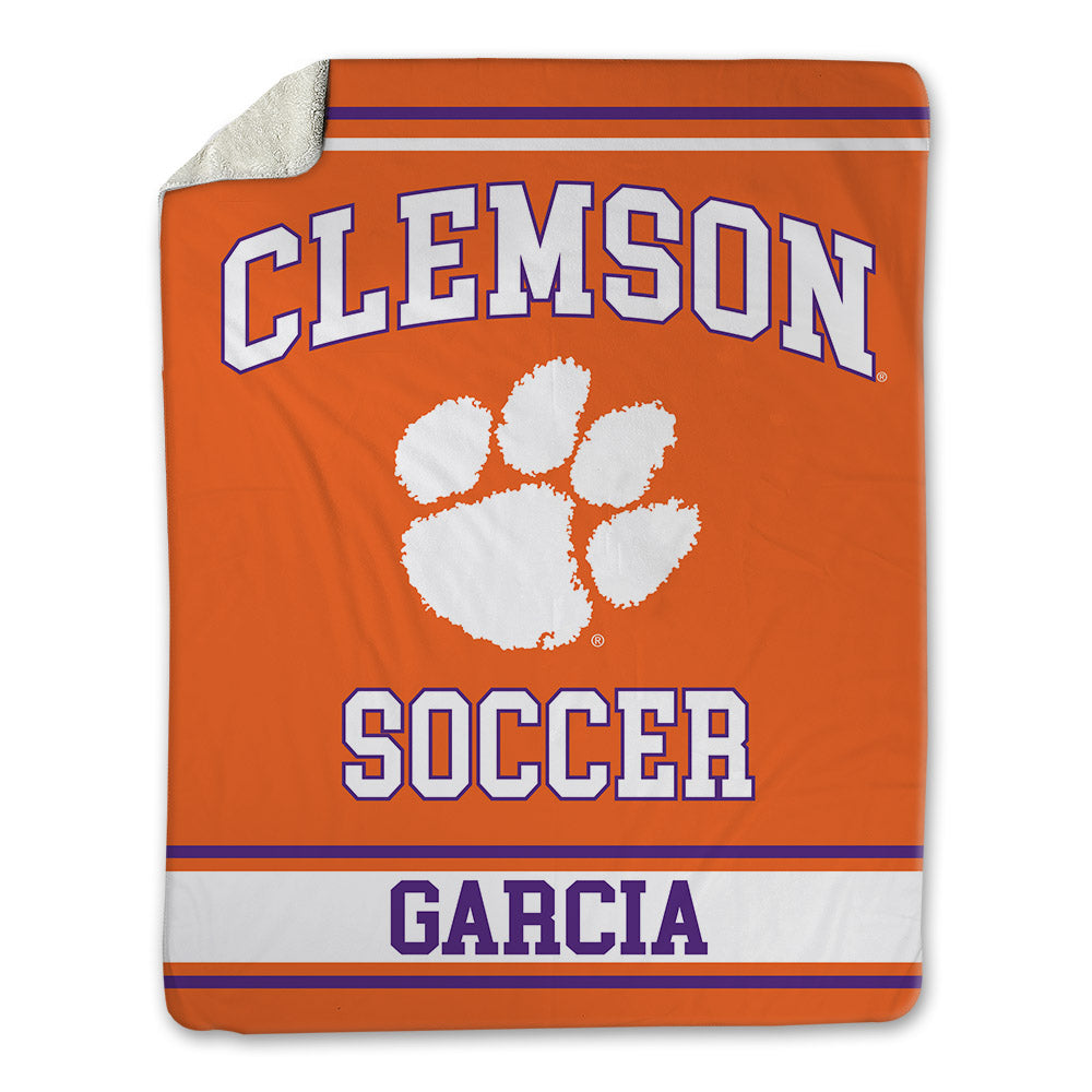 Clemson - NCAA Men's Soccer : Marco Garcia - Blanket-0