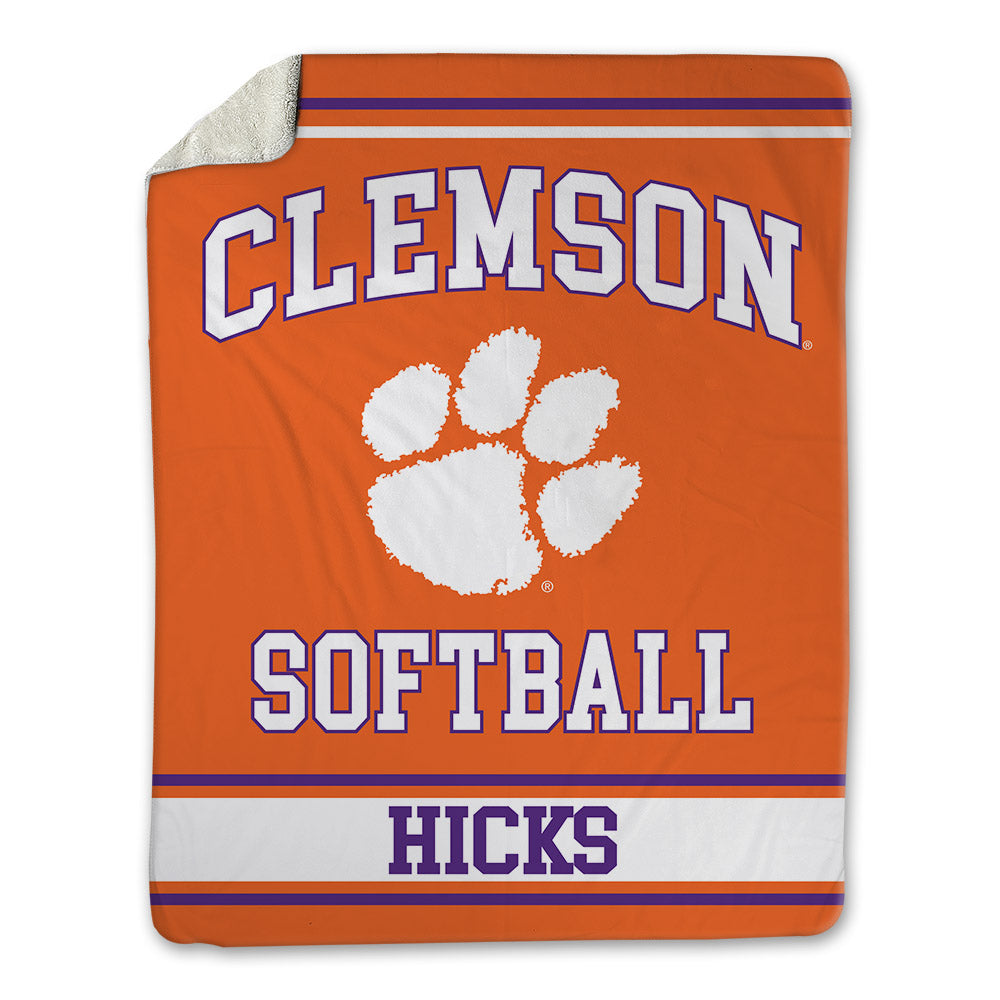 Clemson - NCAA Softball : Corri Hicks - Blanket-0