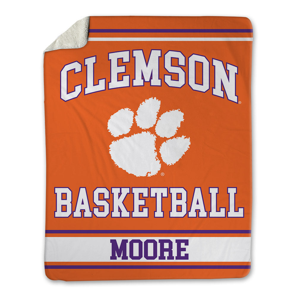 Clemson - NCAA Women's Basketball : Mia Moore - Blanket-0