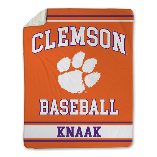 Clemson - NCAA Baseball : Aidan Knaak - Blanket-0