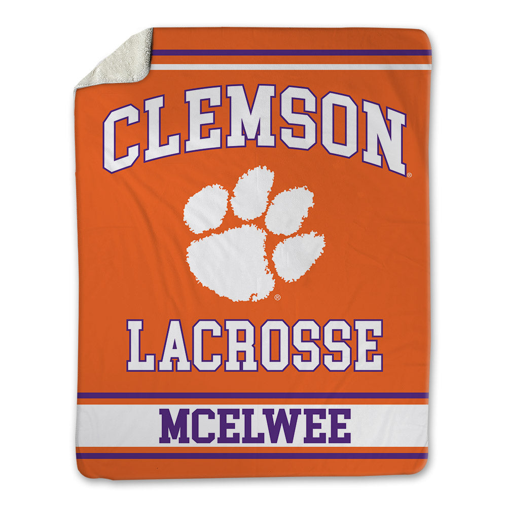 Clemson - NCAA Women's Lacrosse : Caitlin McElwee - Blanket-0