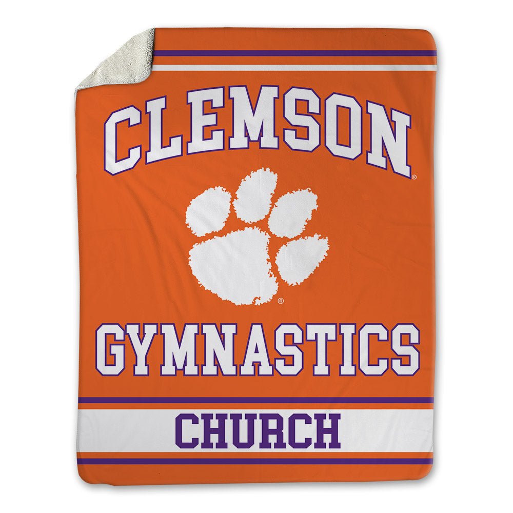 Clemson - NCAA Women's Gymnastics : Sierra Church - Blanket-0