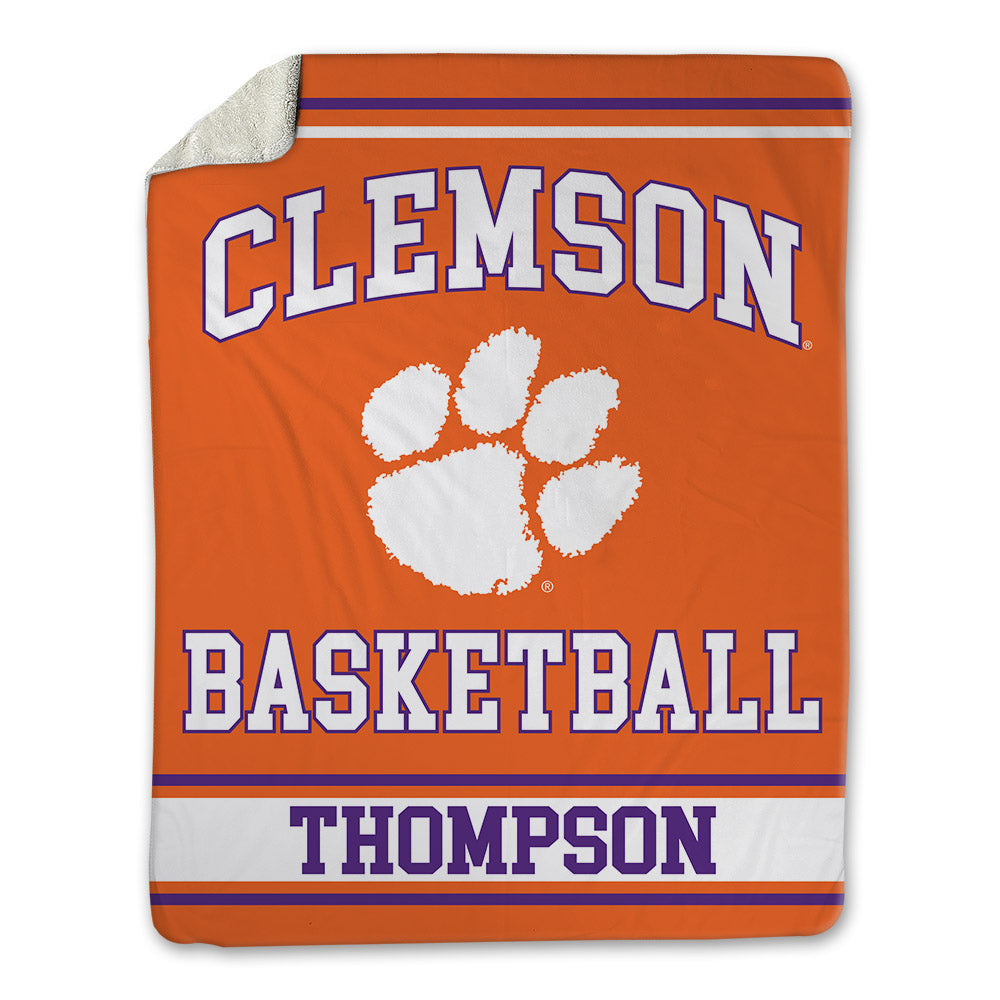 Clemson - NCAA Women's Basketball : Raven Thompson - Blanket-0