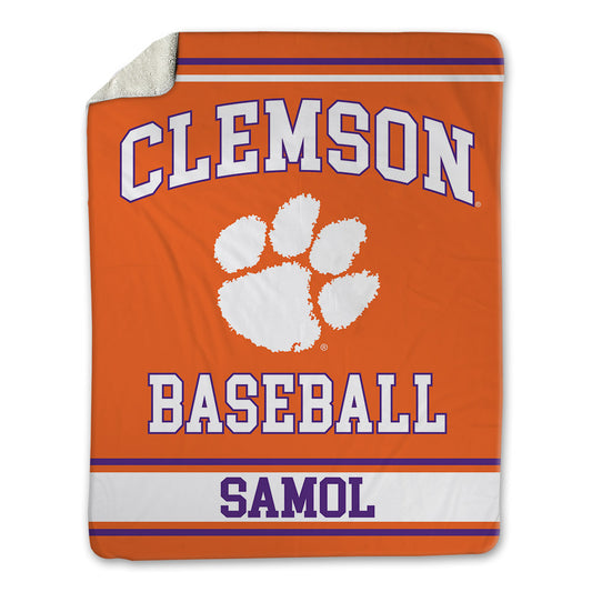 Clemson - NCAA Baseball : Noah Samol - Blanket-0