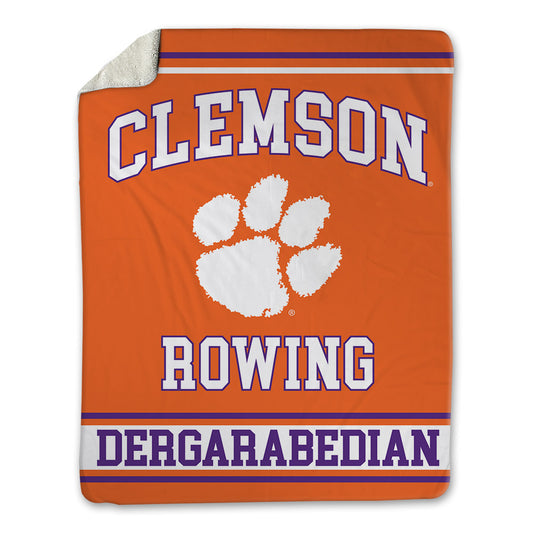 Clemson - NCAA Women's Rowing : Addison DerGarabedian - Blanket-0