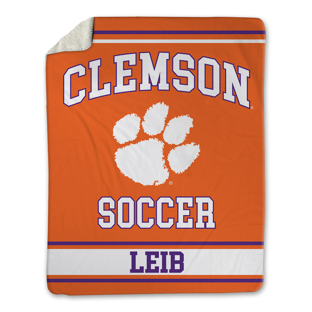 Clemson - NCAA Men's Soccer : Matthias Leib - Blanket-0