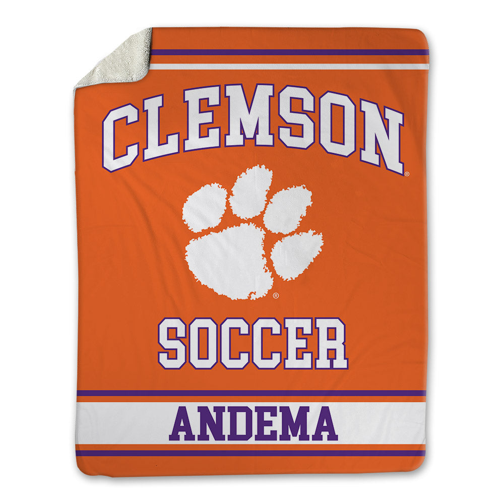 Clemson - NCAA Men's Soccer : Joseph Andema - Blanket-0
