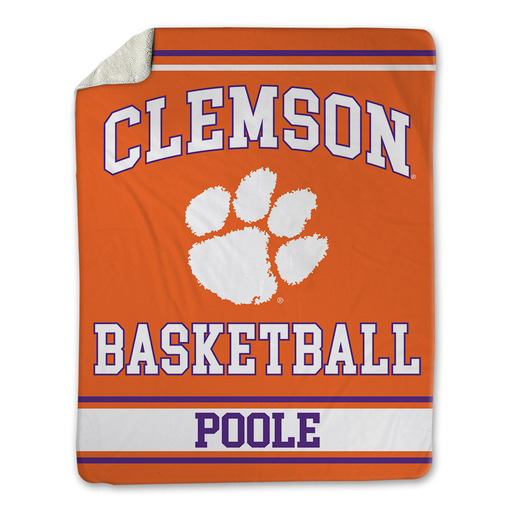 Clemson - NCAA Women's Basketball : Anya Poole - Blanket-0