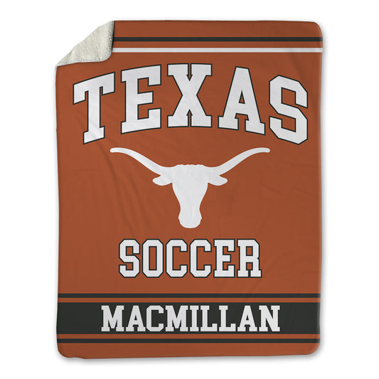 Texas - NCAA Women's Soccer : Molly MacMillan - Blanket-0