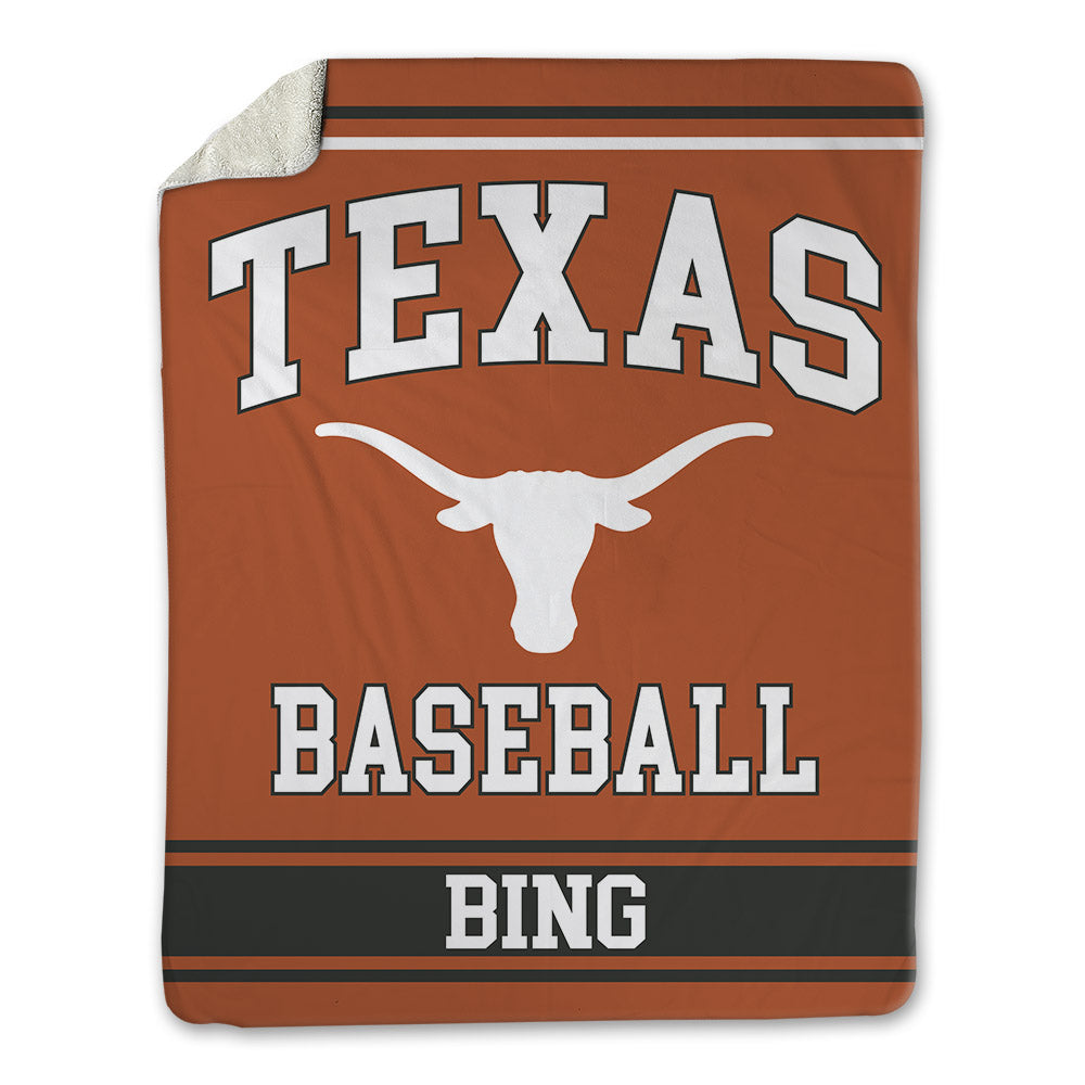 Texas - NCAA Baseball : Kade Bing - Blanket-0