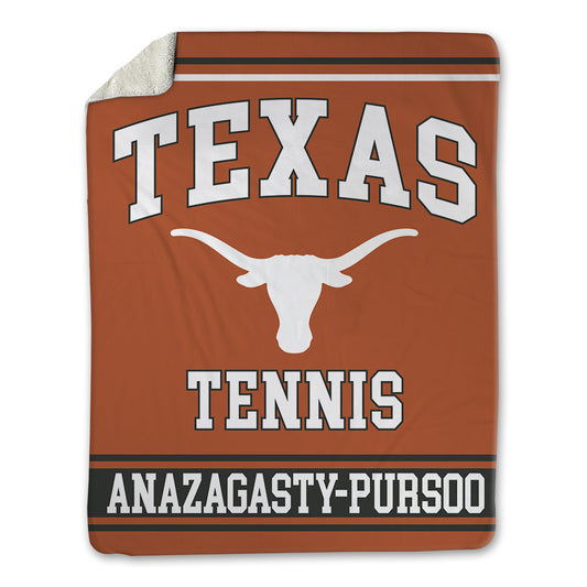 Texas - NCAA Women's Tennis : Ariana Anazagasty-Pursoo - Blanket-0