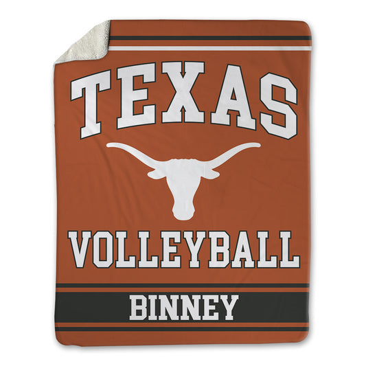 Texas - NCAA Women's Volleyball : Rella Binney - Blanket-0