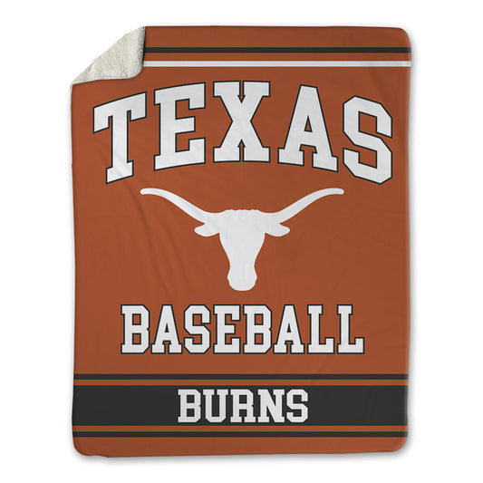 Texas - NCAA Baseball : Thomas Burns - Blanket-0