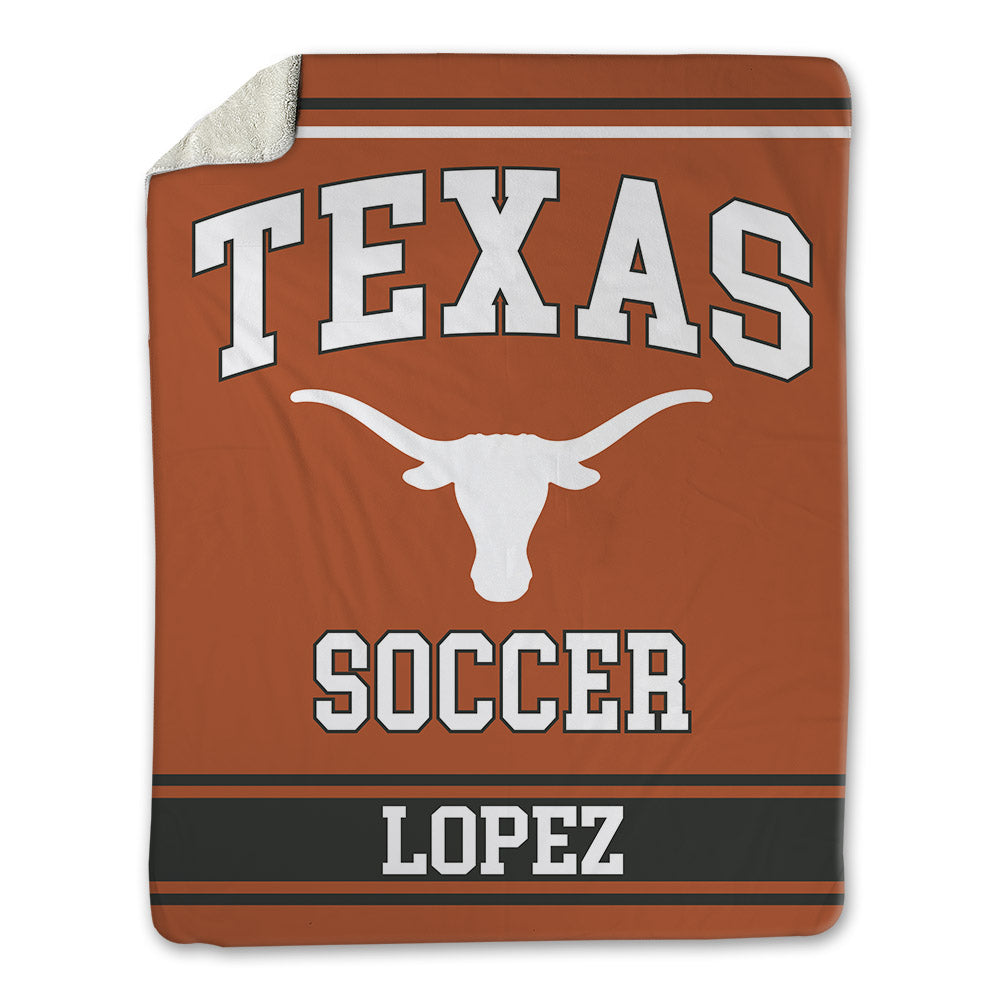 Texas - NCAA Women's Soccer : Antonette lopez - Blanket-0