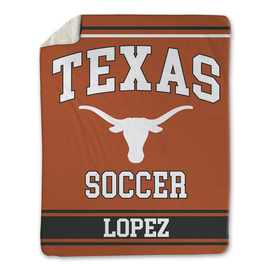 Texas - NCAA Women's Soccer : Antonette lopez - Blanket-0