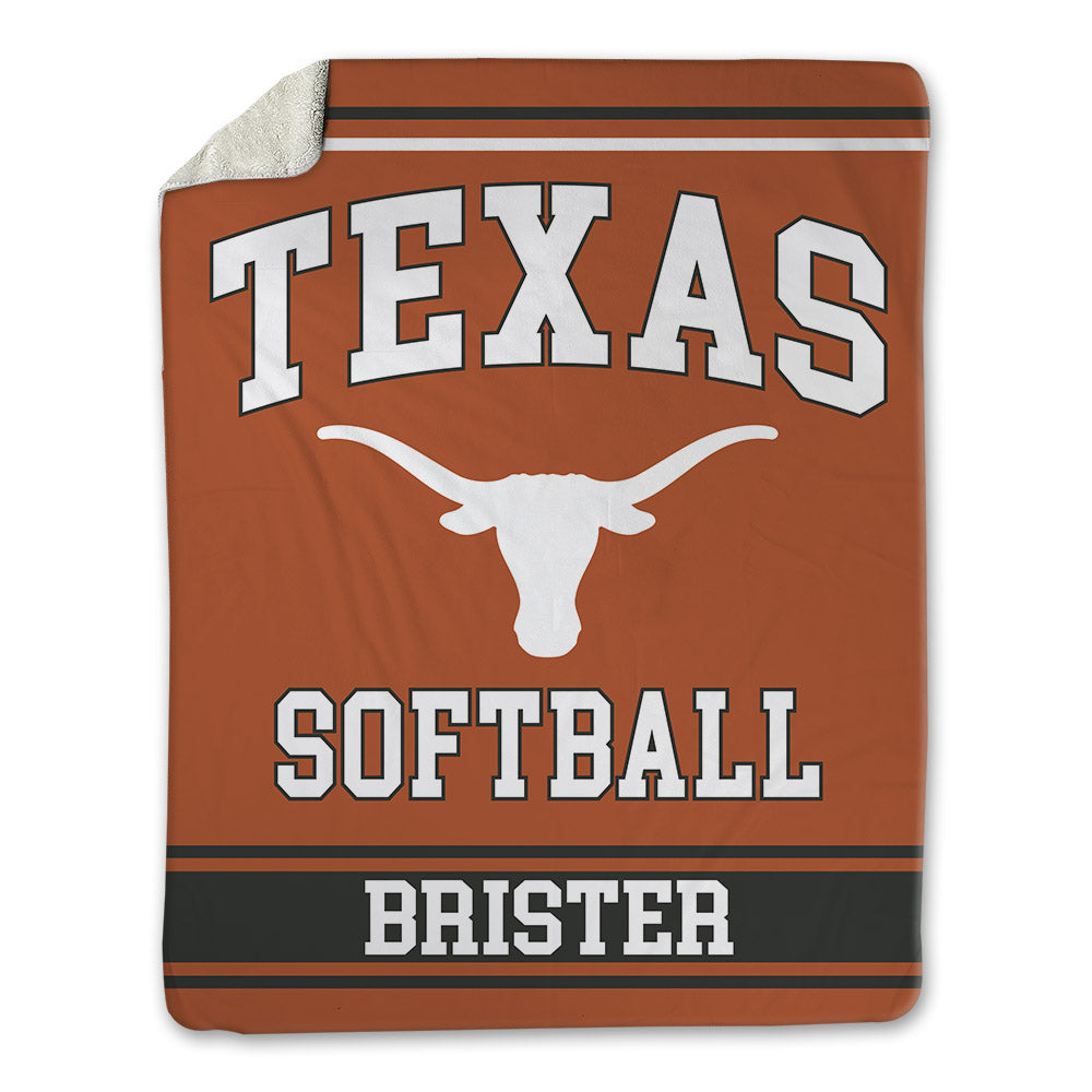 Texas - NCAA Softball : Shylien Brister - Blanket-0