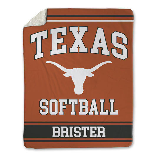 Texas - NCAA Softball : Shylien Brister - Blanket-0
