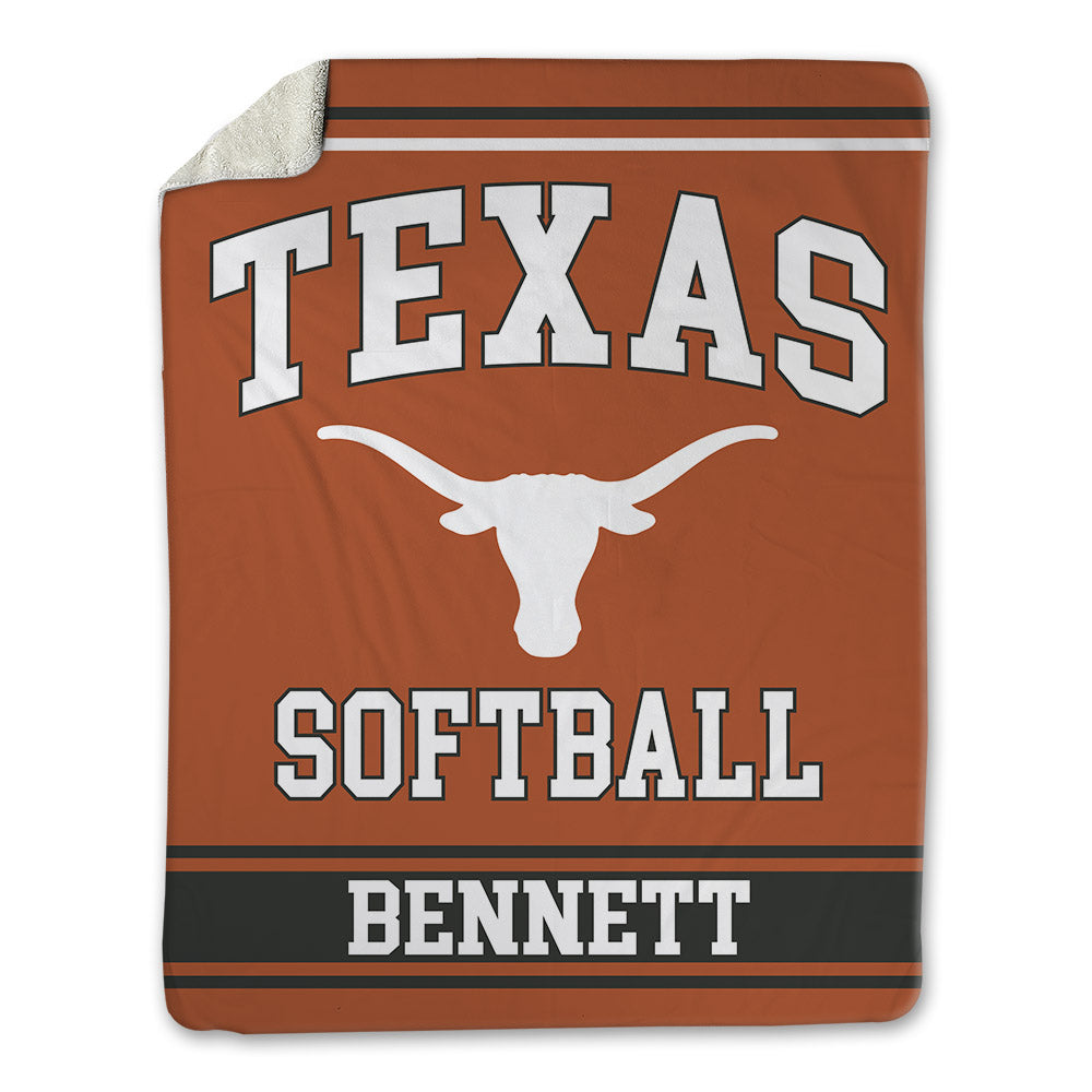 Texas - NCAA Softball : Kaydee Bennett - Blanket-0