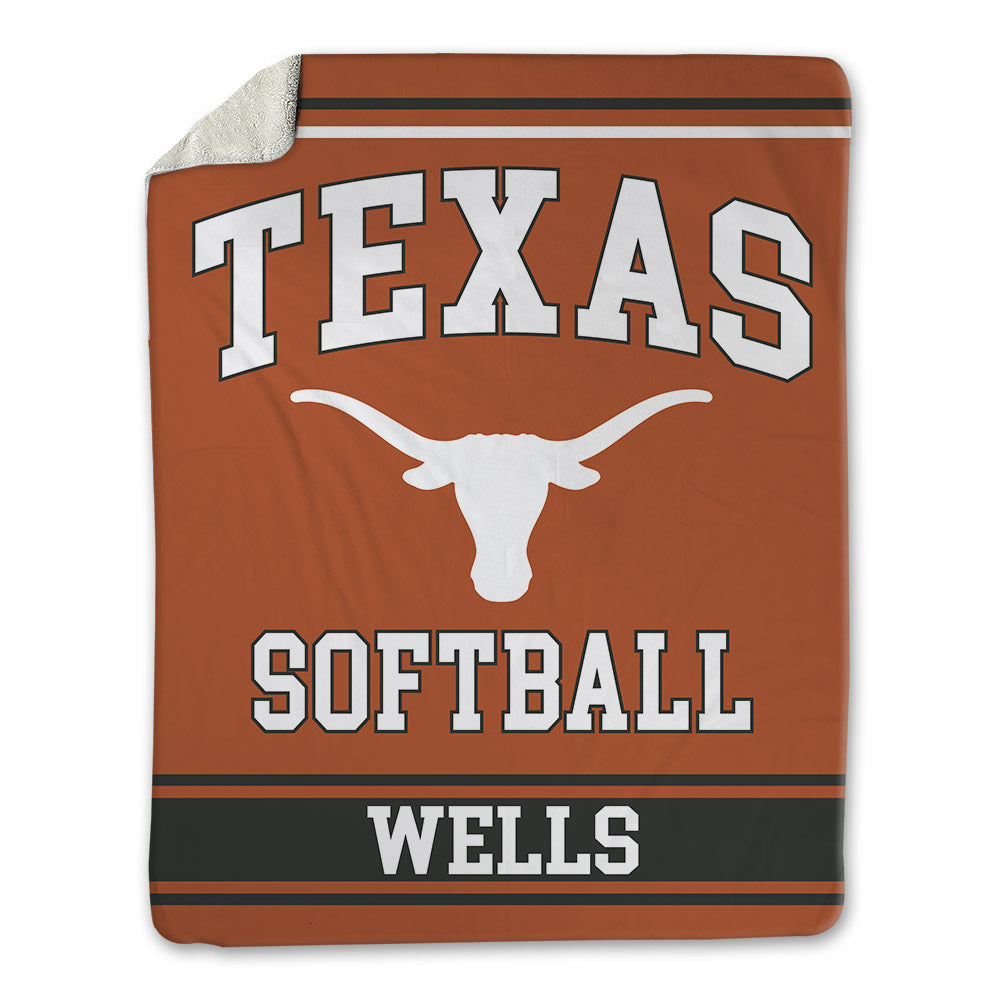 Texas - NCAA Softball : Hannah Wells - Blanket-0
