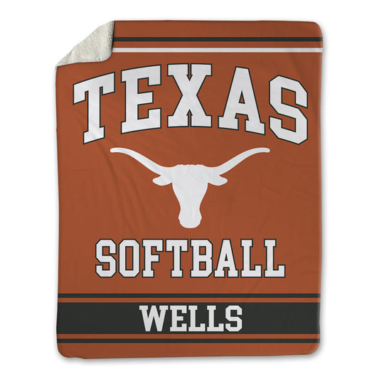 Texas - NCAA Softball : Hannah Wells - Blanket-0