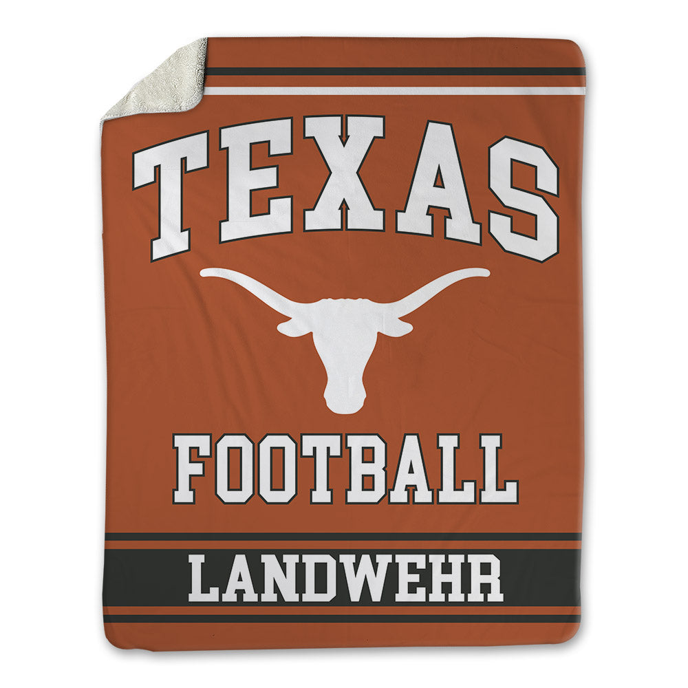 Texas - NCAA Football : Marshall Landwehr - Blanket-0