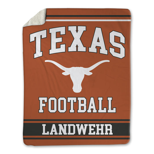 Texas - NCAA Football : Marshall Landwehr - Blanket-0