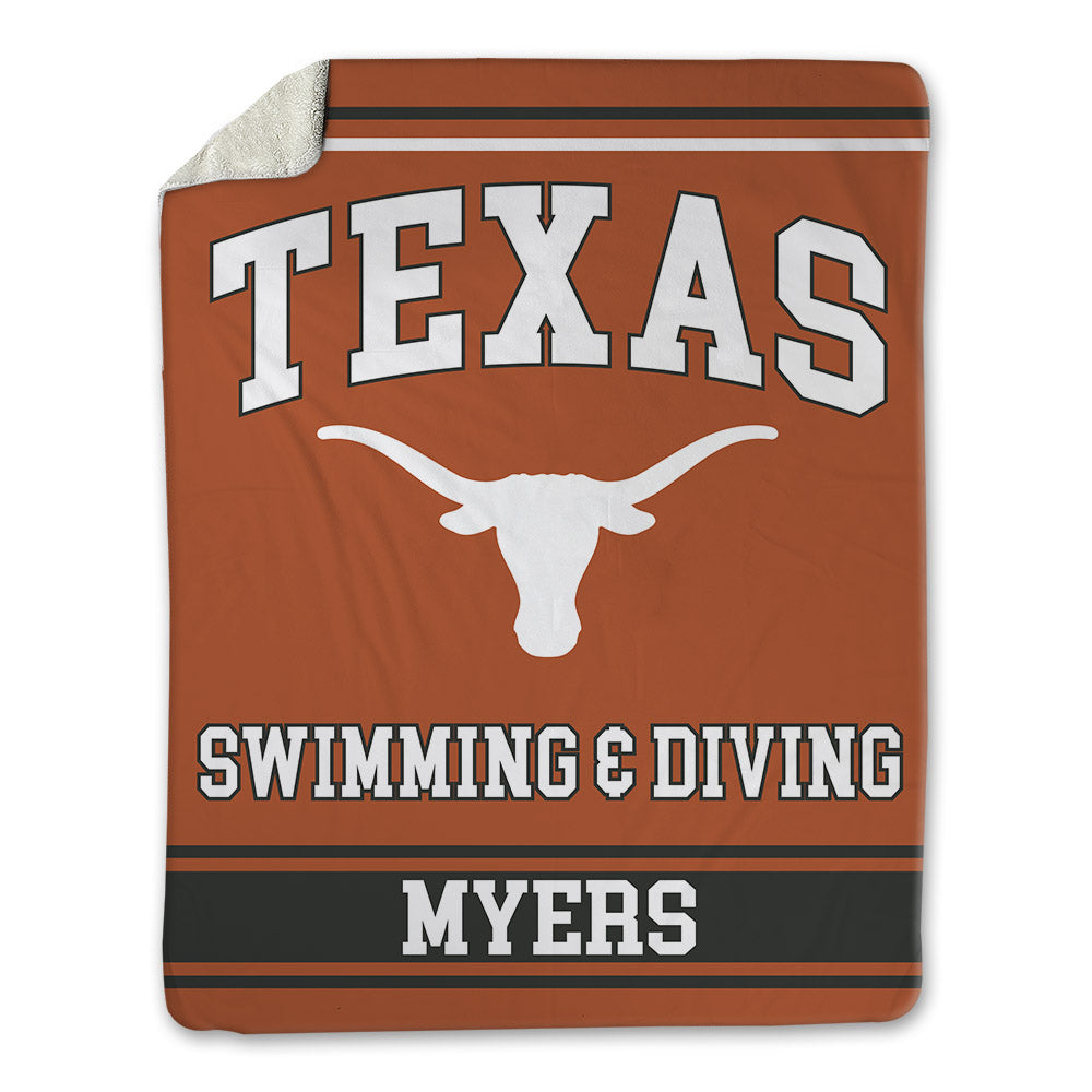 Texas - NCAA Women's Swimming & Diving : Ella Myers - Blanket-0