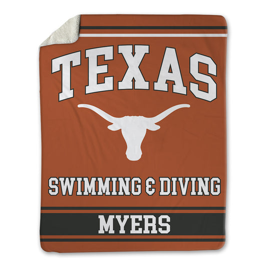Texas - NCAA Women's Swimming & Diving : Ella Myers - Blanket-0