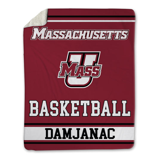 UMass - NCAA Men's Basketball : Luka Damjanac - Blanket-0