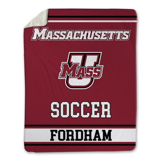 UMass - NCAA Men's Soccer : Matthew Fordham - Blanket-0