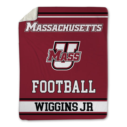 UMass - NCAA Football : Jermaine Wiggins Jr - Blanket-0