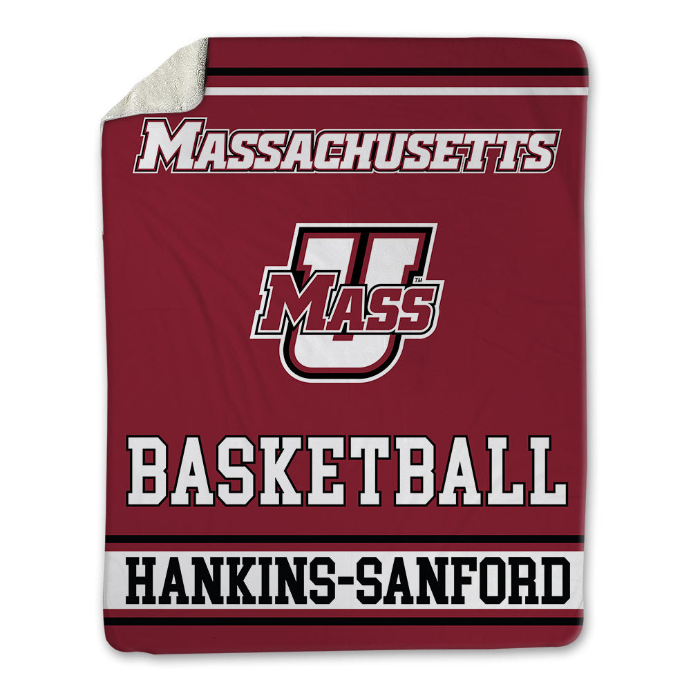UMass - NCAA Men's Basketball : Daniel Hankins-Sanford - Blanket-0