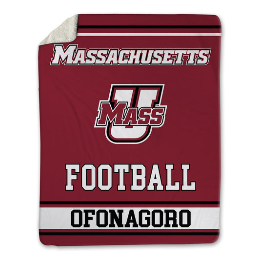 UMass - NCAA Football : Godson Ofonagoro - Blanket-0