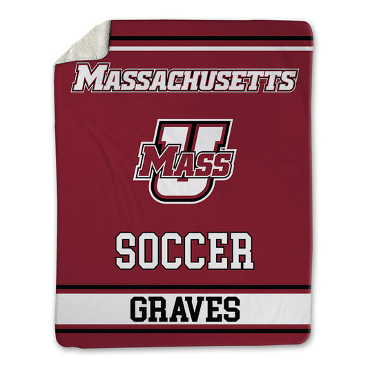 UMass - NCAA Women's Soccer : Macy Graves - Blanket-0