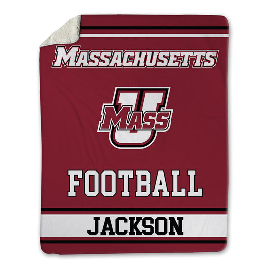 UMass - NCAA Football : Shambre Jackson - Blanket-0
