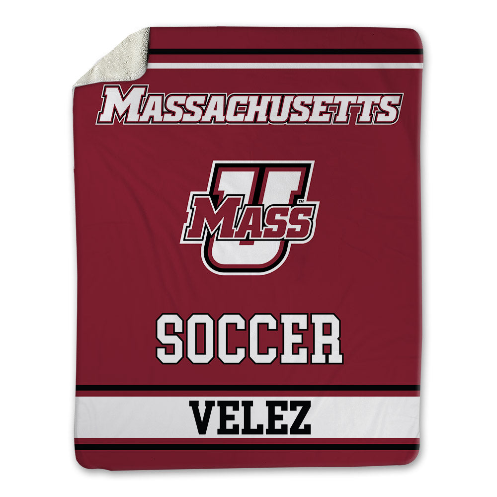 UMass - NCAA Men's Soccer : Shane Velez - Blanket-0