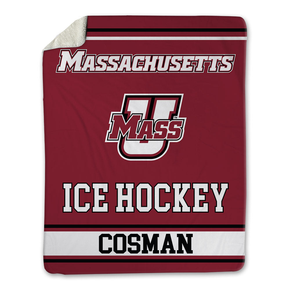 UMass - NCAA Men's Ice Hockey : Bo Cosman - Blanket-0