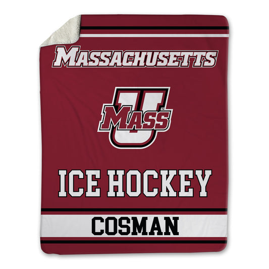 UMass - NCAA Men's Ice Hockey : Bo Cosman - Blanket-0