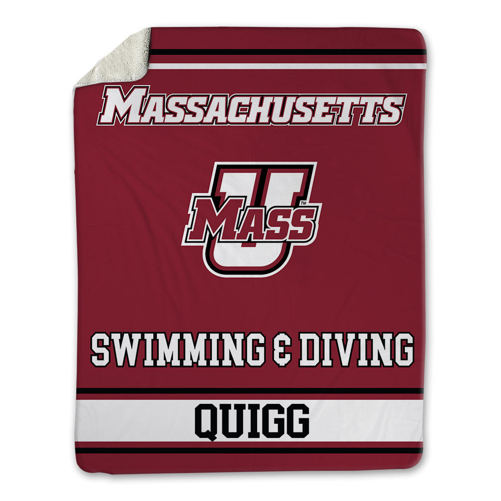 UMass - NCAA Men's Swimming & Diving : Sammy Quigg - Blanket-0