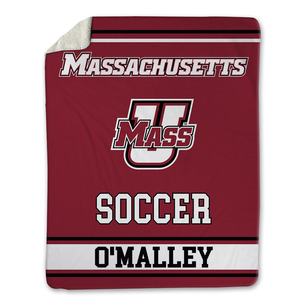 UMass - NCAA Men's Soccer : Aaron O'Malley - Blanket-0